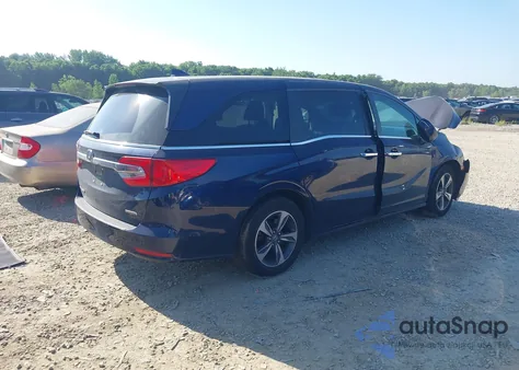 2018 Honda Odyssey Touring from USA, damaged, VIN 5FNRL6H82JB015744